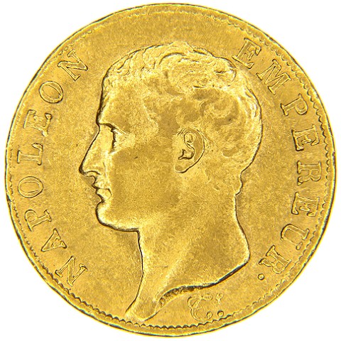 40 Franchi AN. 13 A - zecca di Parigi - Napoleone I - Francia