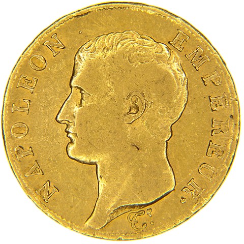 40 Franchi 1806 A - zecca di Parigi - Napoleone I - Francia