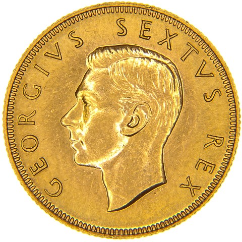 1 Pound 1952 - Giorgio VI - Sud Africa