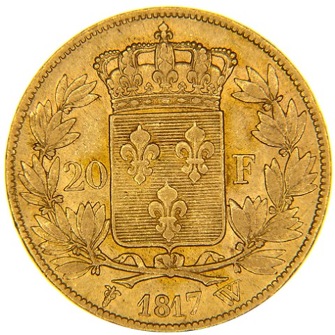 20 Franchi 1816-1824 - Luigi XVIII - Francia