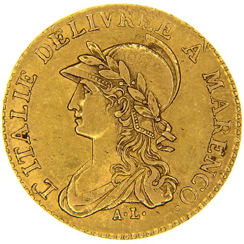 20 Francs L’AN. 10 (1801) - Repubblica Subalpina