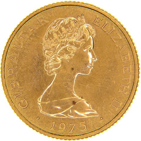25 Pounds 1975 - Elisabetta II - Gibilterra