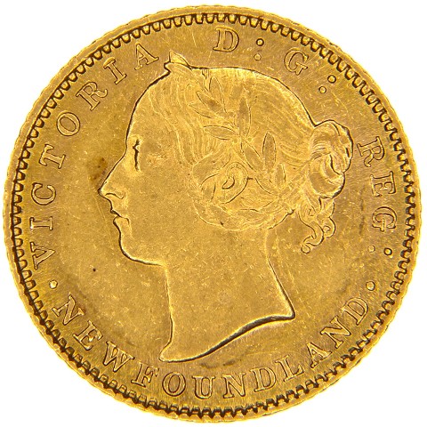 2 Dollari 1882 H - Vittoria - Newfoundland