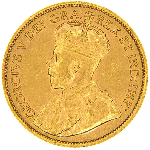 5 Dollari 1912 - Giorgio V - Canada