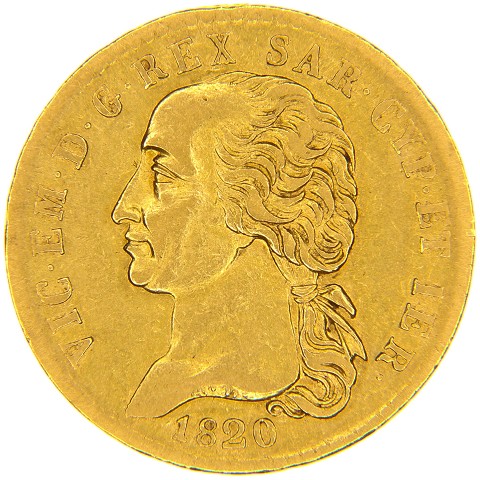 20 Lire 1816-1820 - Vittorio Emanuele I - Regno di Sardegna