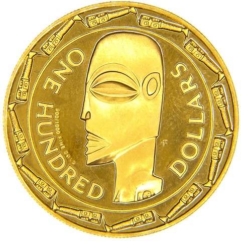 100 Dollari 1979 - Elisabetta II - Isole Cook