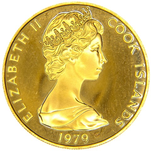 100 Dollari 1979 - Elisabetta II - Isole Cook