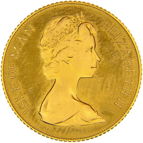 1/2 Sterlina 1981 - Elisabetta II - Isola di Man