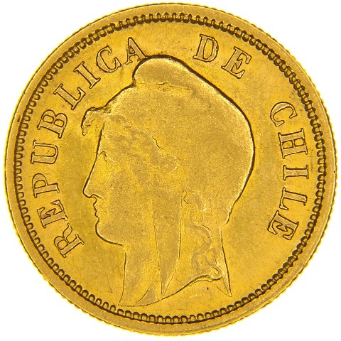 10 Pesos 1895 - Cile