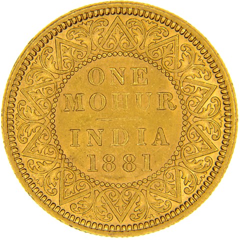 1 Mohur 1877-1891 - Vittoria - India
