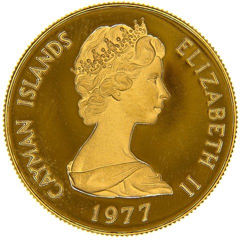 50 Dollari 1977 - Elisabetta II - Isole Cayman