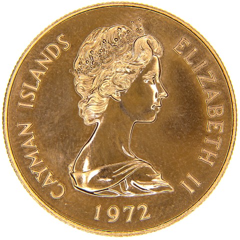 25 Dollari 1972 - Elisabetta II - Isole Cayman