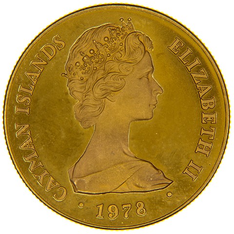 50 Dollari 1978 - Elisabetta II - Isole Cayman