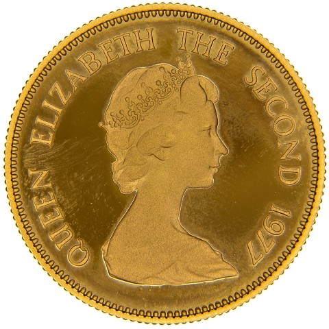 1000 Dollari 1977 - Elisabetta II - Hong Kong