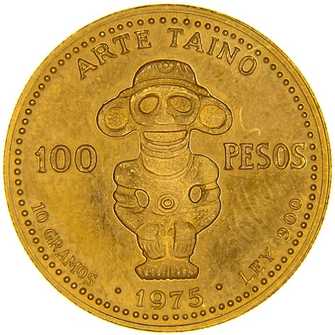 100 Pesos 1975 - Repubblica Dominicana