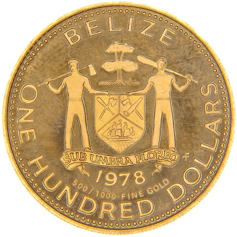 100 Dollari 1978 - Belize