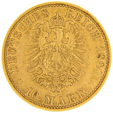 10 Marchi 1874-1888 - Guglielmo - Germania - Prussia