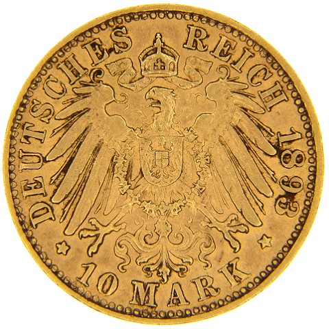10 Marchi 1890-1900 - Otto - Germania - Baviera