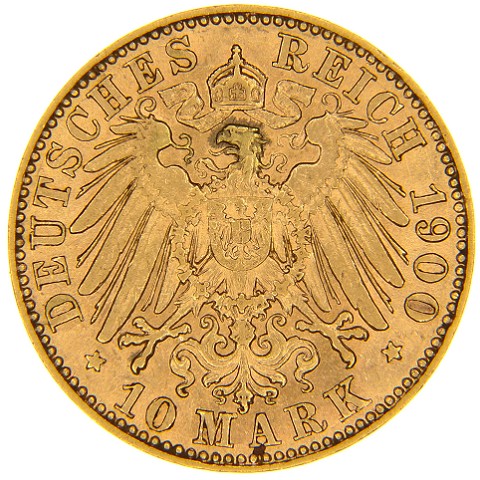 10 Marchi 1891-1902 - Alberto - Germania - Sassonia