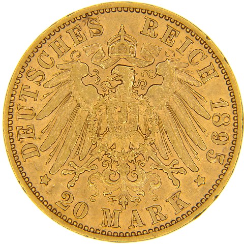 20 Marchi 1894-1895 - Alberto - Germania - Sassonia
