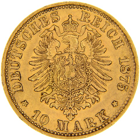 10 Marchi 1874-1881 - Ludovico II - Germania - Baviera