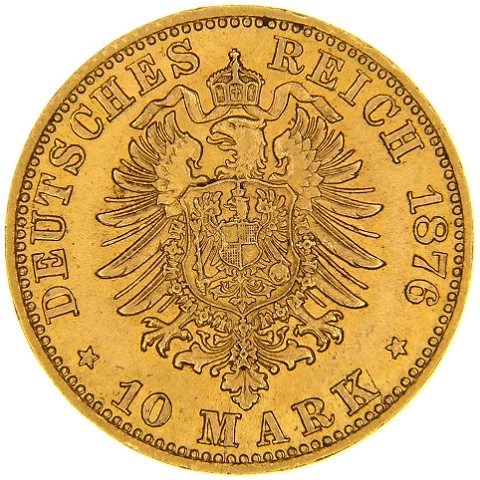 10 Marchi 1875-1888 - Federico I - Germania - Baden