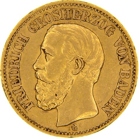 20 Marchi 1894-1895 - Federico I - Germania - Baden