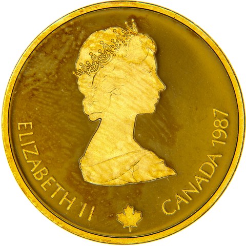 100 Dollari 1987 - Elisabetta II - Canada