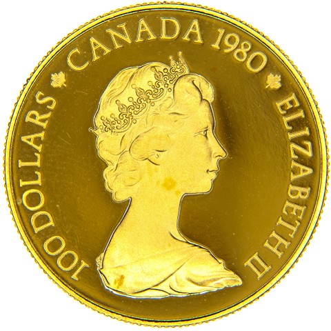 100 Dollari 1980 - Elisabetta II - Canada