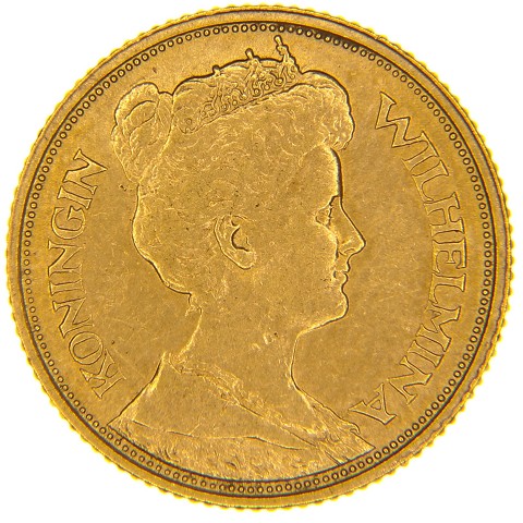 5 Gulden 1912 - Guglielmina - Olanda