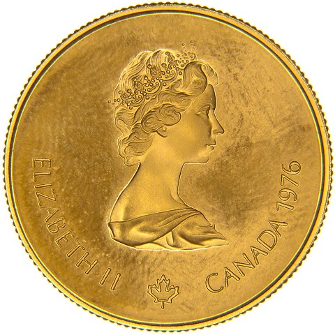 100 Dollari 1976 - Elisabetta II - Canada