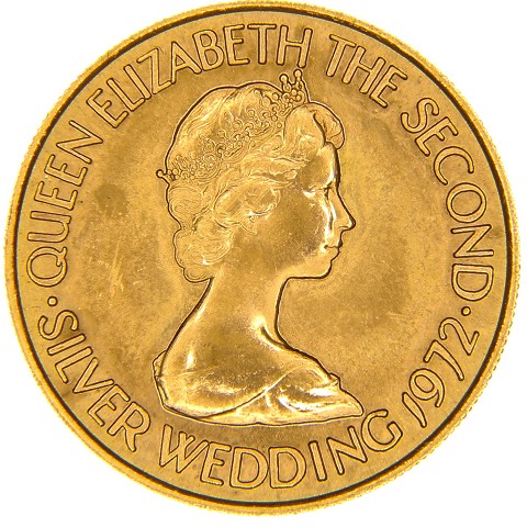 20 Pounds 1972 - Elisabetta II - Jersey
