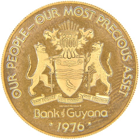 100 Dollari 1976 - Guyana