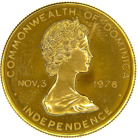 150 Dollari 1978 - Elisabetta II - Dominica