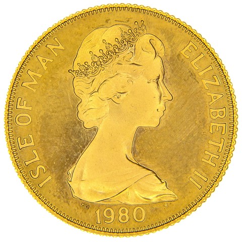 1 Corona 1980 - Elisabetta II - Isola di Man