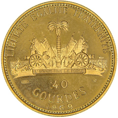 40 Gourdes 1969-1970 - Haiti