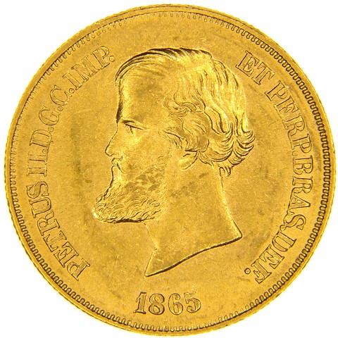 10000 Reis 1853-1889 - Pedro II - Brasile