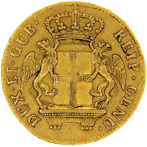 12 Lire 1793-1795 - Genova